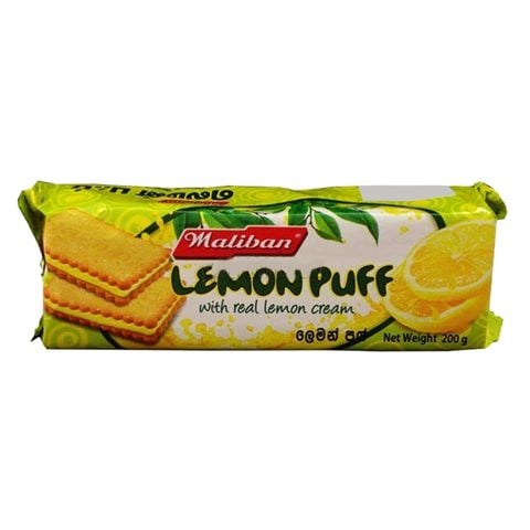 Maliban Lemon Puff Biscuits 200g