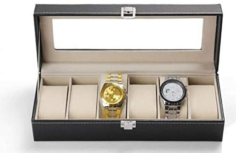 Generic Watches Storage Box Display Leather
