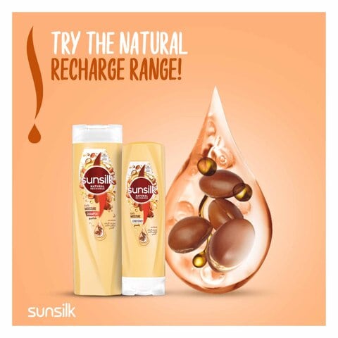 Sunsilk Shampoo, For Deep Nourishing, Curl Definition With Argan Oil, Low Sulphate, 400ml