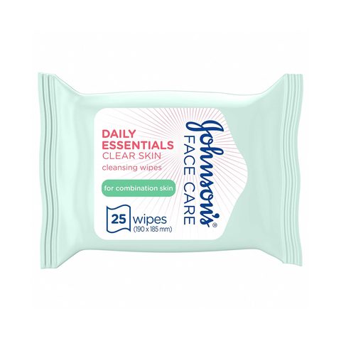 Johnson&#39;S Face Care Cleansing Wipes For Normal Skin 25 Wipes