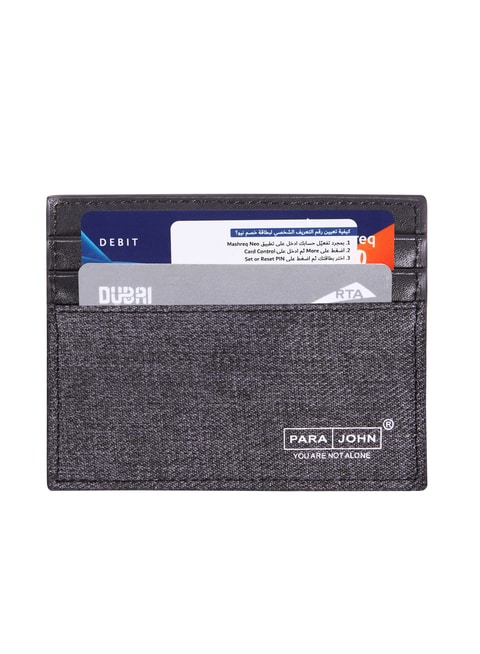PARA JOHN RFID Blocking Slim & Lightweight  Real Leather Slim Card Holder Cover Case & Travel Wallet for Men And Women