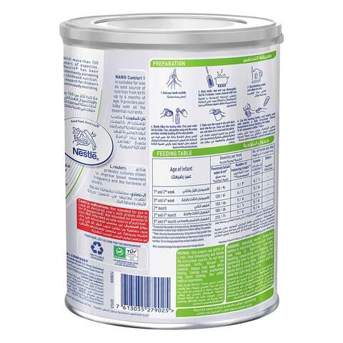 Buy Nestle Nan Comfort Starter Infant Formula Milk Powder Stage 1 Birth To  6 Months 400g Online