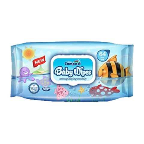 Ultra Compact Wet Wipes 64 Wipes