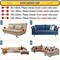 DEALS FOR LESS - 4 Seater Sofa Cover, Stretchable Couch Slipcover, Arm chair cover, furniture protector from Pets, Dogs, Cats, Kids mess for living room, Bedroom, Bohemia Design.