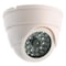 Tomvision - White colour Flashing Light Infrared CCTV Surveillance Simulation Dummy Fake Imitation Dome Camera