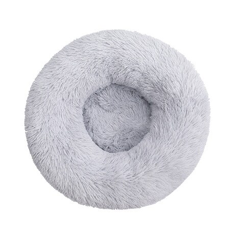 Comfortable Plush Ultra Soft Cushion Self Warming Pet Bed Made With Faux Fux With Waterproof Bottom Diamater 50CM.