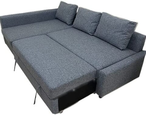 Corner couch on sale with bed