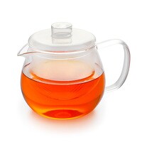 1200ml Borrosilicate Glass Kettle and Teapot with Infuser - Serves Hot &amp; Cold Beverages Tea, Coffee, Milk Tea and Kambucha
