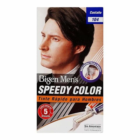 Buy Bigen Men's Speedy Hair Color 104 Natural Brown 80g Online - Shop  Beauty & Personal Care on Carrefour Saudi Arabia