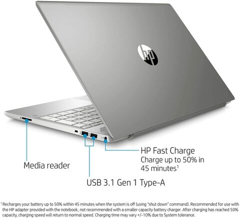 HP 15.6 HD Intel 10th Gen i3-1005G1 3.4GHz 8GB RAM 256GB SSD Win 10 Laptop