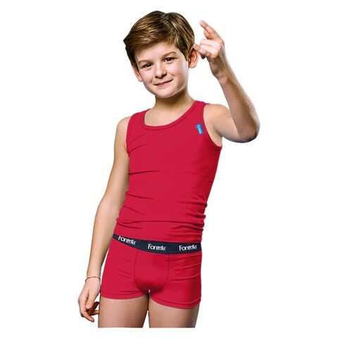 Fontella Cotton Underwear Set for Boy 800607 Red 7 Years