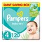 Pampers Baby-Dry Diapers with Aloe Vera Lotion and Leakage Protection Size 4 9-14 kg 120  Diapers