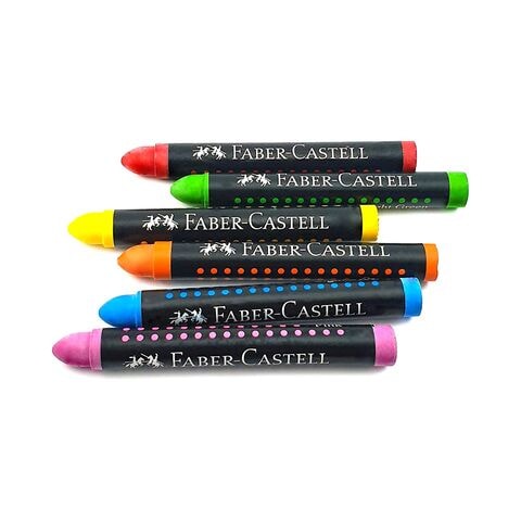 Faber-Castell Jumbo Wax Crayons Shades Multicolour 24 PCS