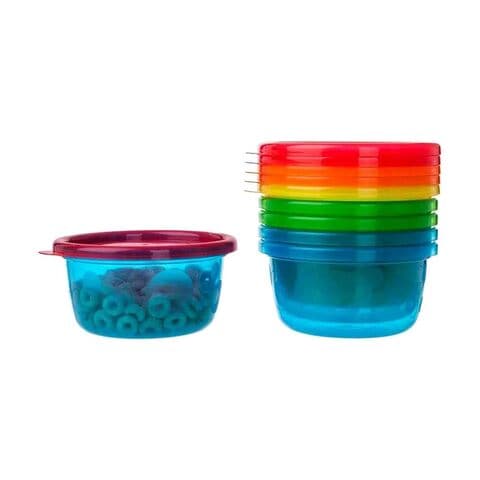 The First Years Take And Toss Bowls With Lid Y1032 Multicolour 236ml
