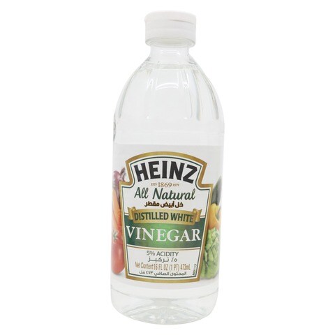 Buy Heinz All Natural Distilled White Vinegar 473ml Online - Shop Food  Cupboard on Carrefour UAE