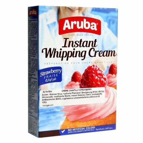 Aruba Instant Strawberry Whipped Cream Mix 88g