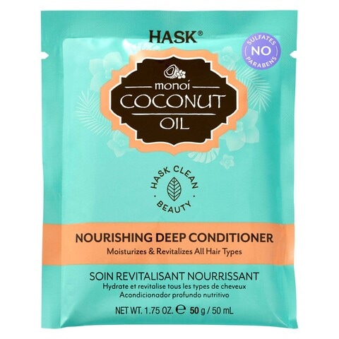 Hask Beauty Monoi Coconut Oil Nourishing Deep Conditioner White 50g
