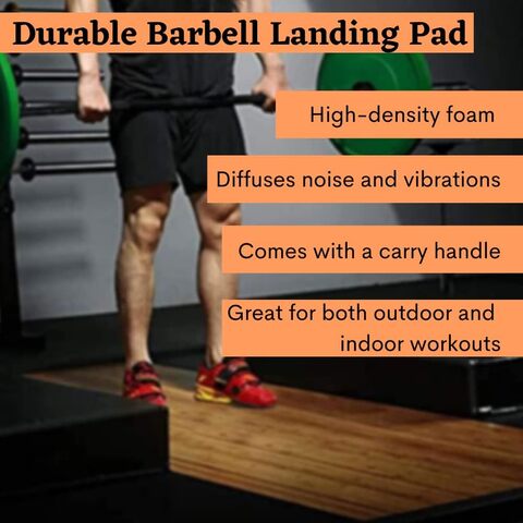 Weightlifting discount landing pads