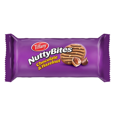 Tiffany Nutty Bites Chocolate And Hazelnut Cookies 97.2g