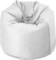 Luxe Decora Soft Suede Velvet Bean Bag Cover Only (Medium, White)