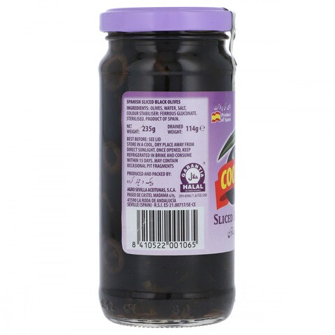 Coopoliva Sliced Black Olives 235g