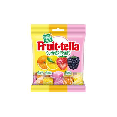 Fruit-tella Juicy Chewy Candy Sweet Assorted Flavors 140g