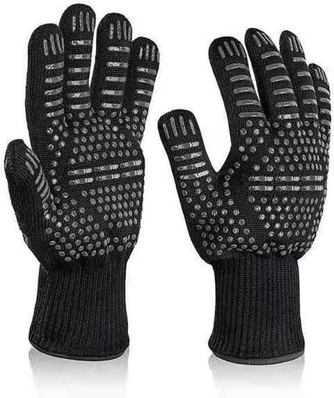 Bbq gloves shop heat resistant