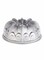 Lihan - Platinum Rose Cast Aluminum Bundt Pan Non Stick Baking Cake Mould Silver Silver 25 X 12 X 25Centimeter