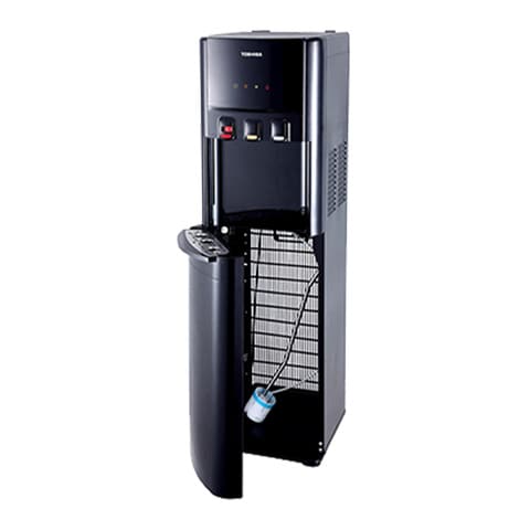 Toshiba Bottom Loading Water Dispenser, Hot &amp; Cold, RWF-W1615BU, Black