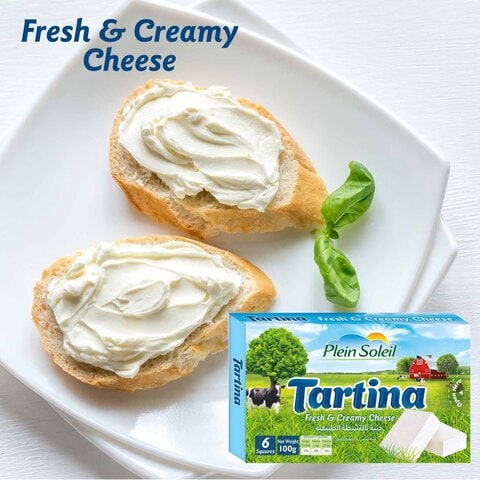 Plein Soleil Tartina Fresh And Creamy Cheese 24 Squares 400g