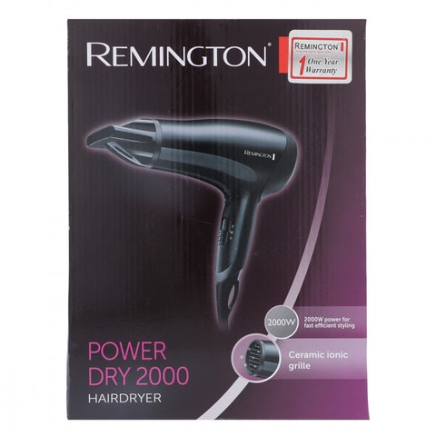 Remington Hair Dryer Power Dry 2000 Black