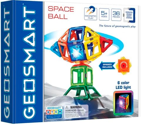Geosmart - Space Ball Stem Focused Magnetic Construction Set For 5 Years And Up