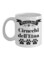 muGGyz Quote Printed Coffee Mug White/Black 8x9.5x8centimeter