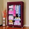 Generic Portable, Multifunctional Fabric Wardrobe/Cloth Cabinet Closet Clothing Storage Organizer With Cover, Non Woven Fabrics (105*45*175Cm)
