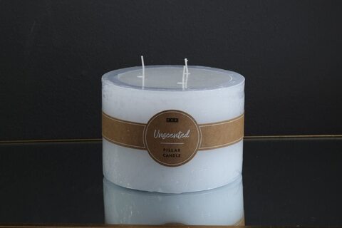 Pan Emirates Home Furnishings Unscented Pillar Candle White D15Xh10cm