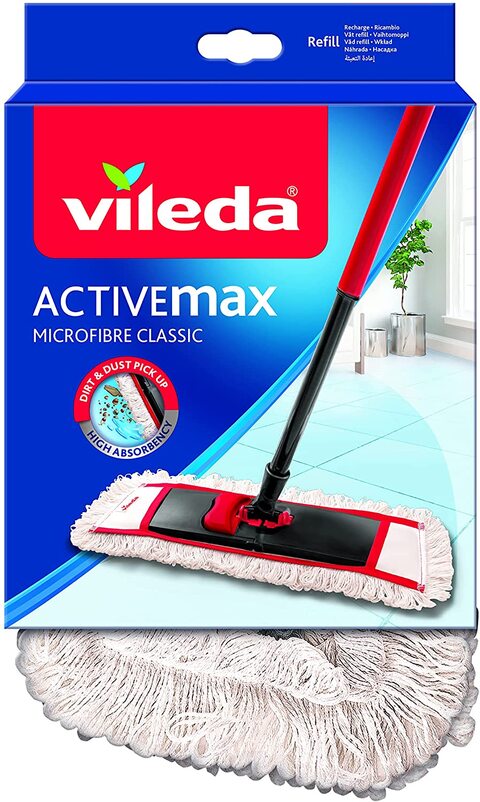 Vileda Active Max Classic Flat Floor Mop Refill
