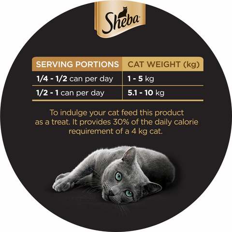 Buy SHEBA Flaked Tuna Topped with Salmon Wet Cat Food Can 80g