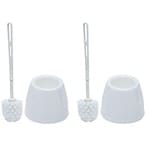 اشتري Toilet Brush With Holder x2 Sets في الامارات