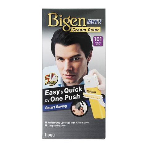 Buy Bigen One Push Permanent Hair Colour Cream 101 Natural Black Online -  Shop Beauty & Personal Care on Carrefour Saudi Arabia
