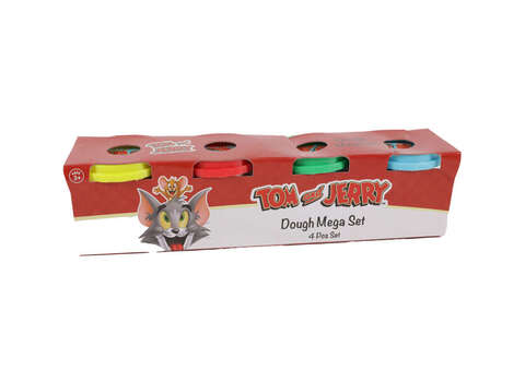 Tom &amp; Jerry Dough Mega Set 4 Pcs Set 450 G