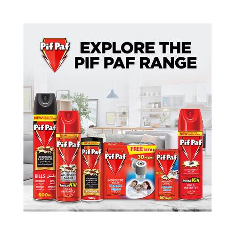 Pif Paf Insta Kill Flying Insect Killer, 600ml