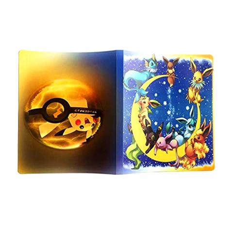 Samdone Pikachu Collection 324 Pokemon cards Album Book Top loaded List playing pokemon cards holder album toys WJ101