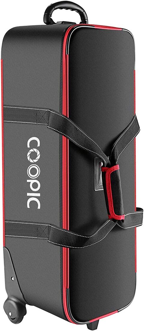 Buy COOPIC TB-100 Durable Photo Studio Equipment Carry Bag, 103cmx34cmx31cm  Carrying Trolley Case, Padded Compartment Wheel Handle Trolly for Light  Stand Tripod Strobe Light Umbrella Photo Studio Online - Shop Electronics &