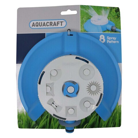 Aquacraft Classic 8-Pattern Sprinkler 260150 Blue