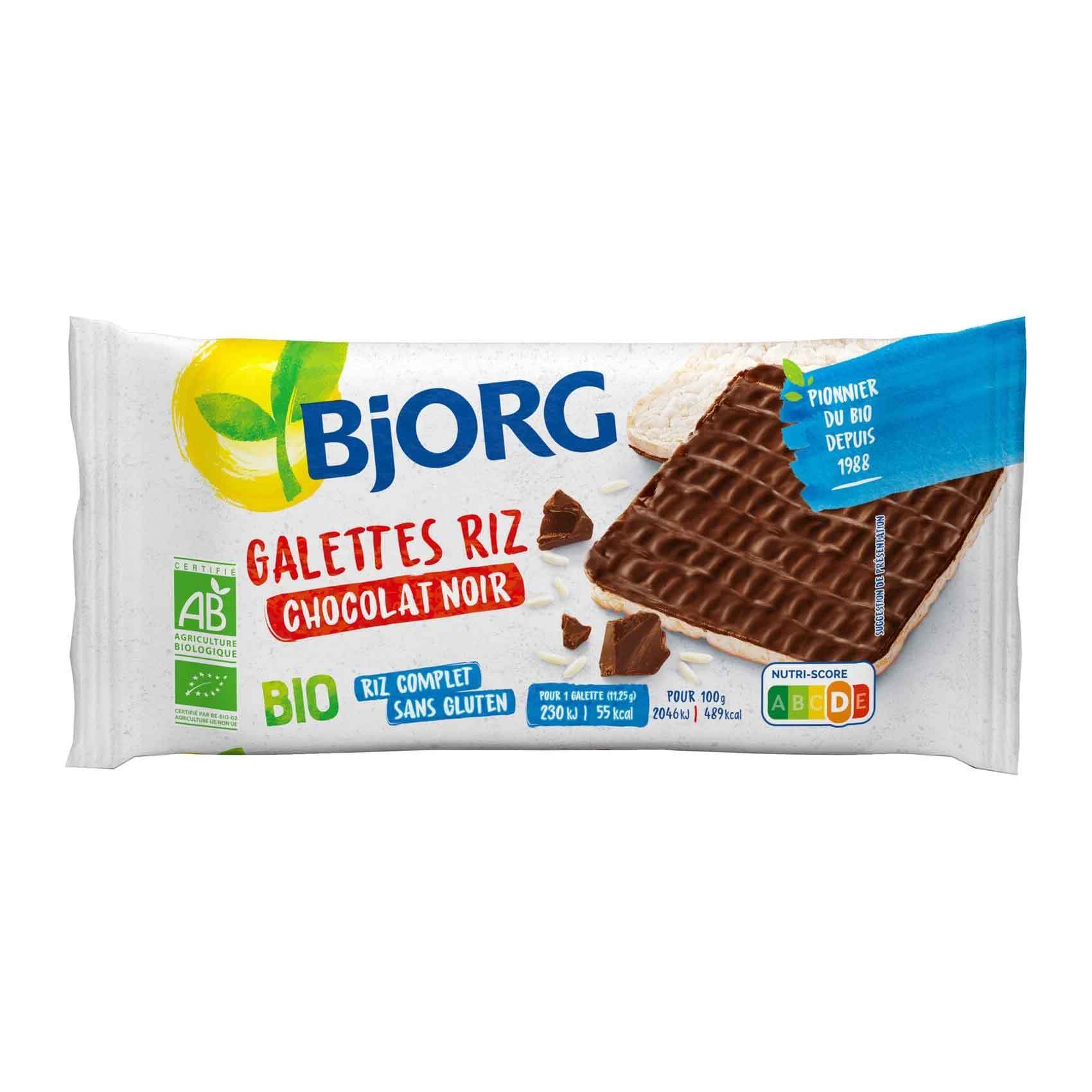 Buy Bjorg Thin Dark Chocolate Rice Cakes 100gr Online