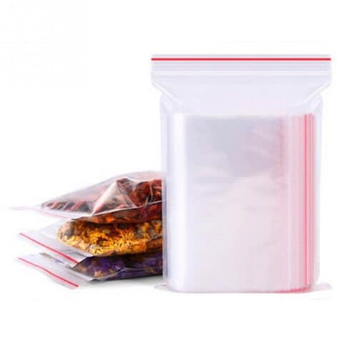 Buy Lavish [ 10- Piece ] Ziplock Lock Storage Bag Size - 27 X 30 cm in UAE