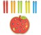 Jmd Kids Wooden Toys Catch Worms Games With Magnetic Stick Montessori Educational Creature Blocks Interactive Toys (Apple)