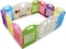 Rainbow Toys - Baby Playpen Kids Activity Centre Safety Play Yard With 12 Panels (Multi Colour).