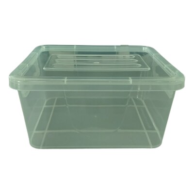 Buy MyChoice Rolling Storage Box With Casters A Blue And Clear 50L Online -  Shop Home & Garden on Carrefour UAE