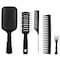 DEO KING 5 Piece Hair Brush Comb Set